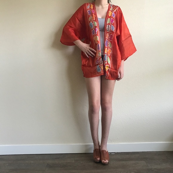 Vintage Silk Kimono - Picture 3 of 5